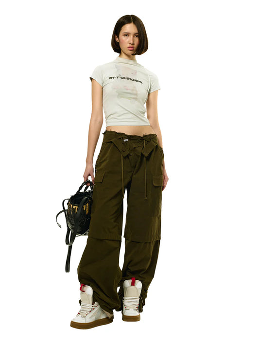 Ottolinger Baggy Cargo Pants Green