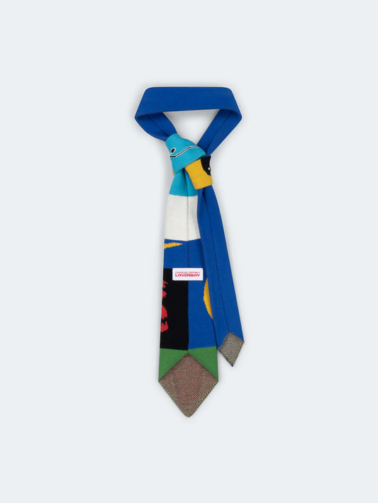 Charles Jeffrey LOVERBOY Flag Tie Multicolor