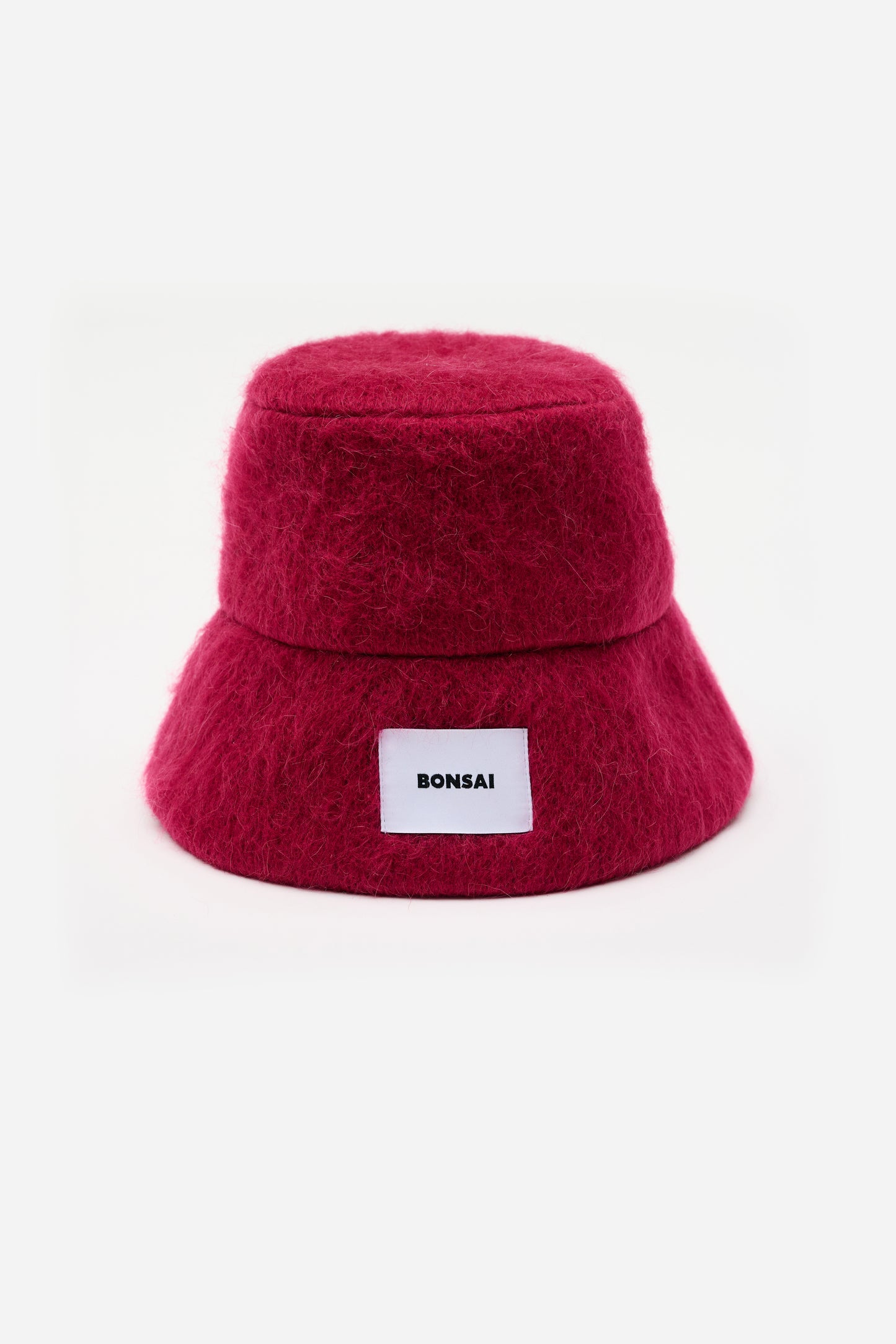 Bonsai Mohair Bucket Hat Red