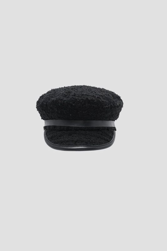 MISBHV Gavroche Tweed Cap BLACK