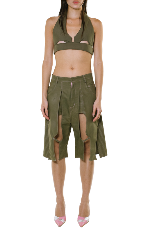 BERGIE by Giorgiandreazza Ghilli Cargo Short Military Green