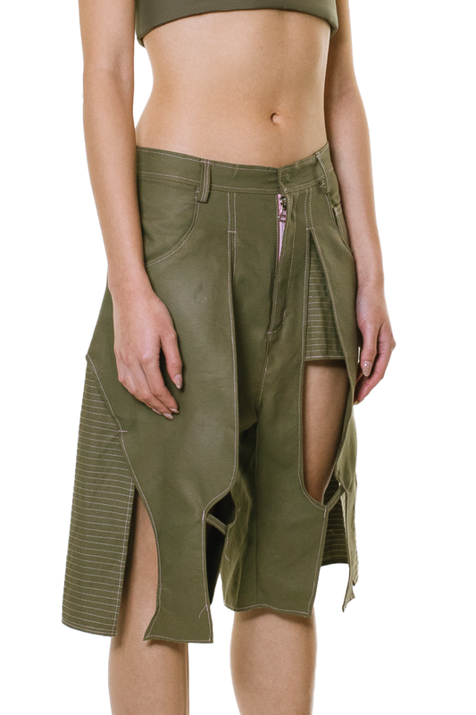 BERGIE by Giorgiandreazza Ghilli Cargo Short Military Green