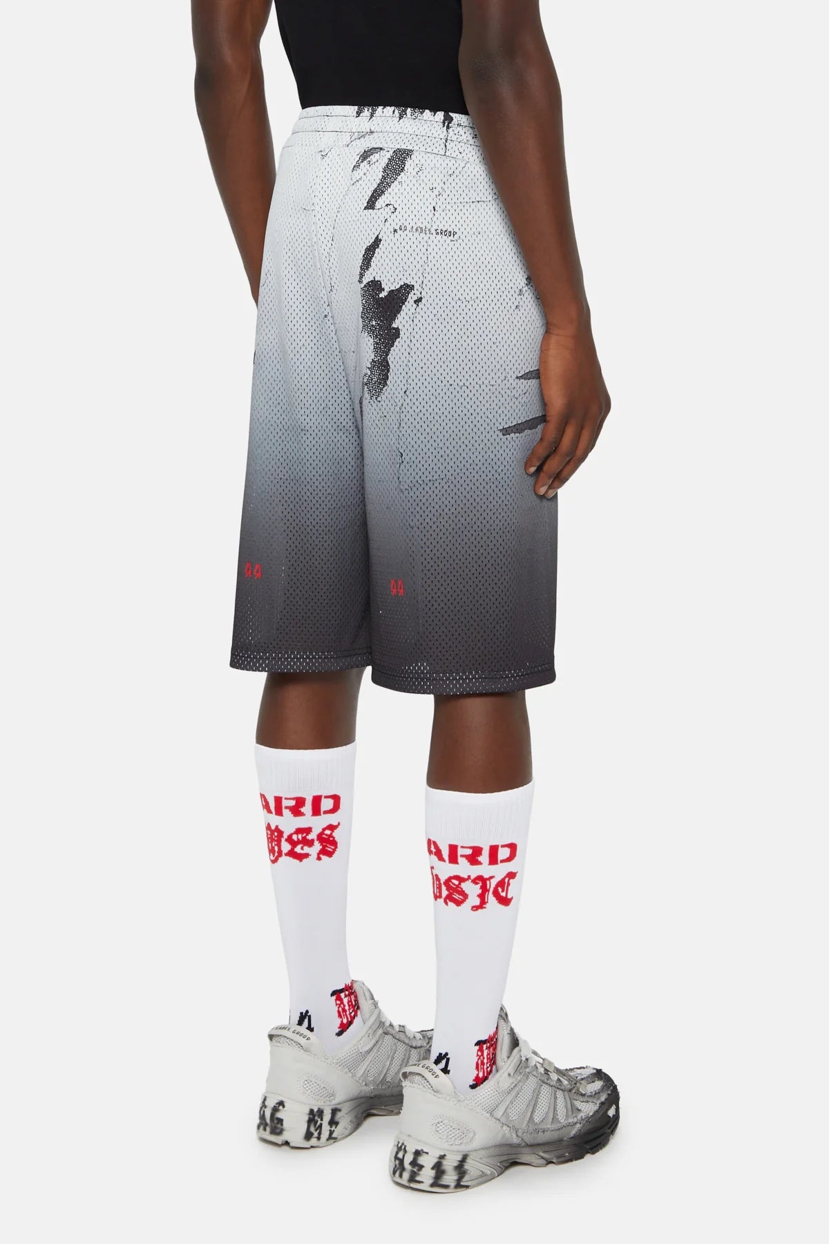 44Label Hard Music Mesh Shorts Gradient
