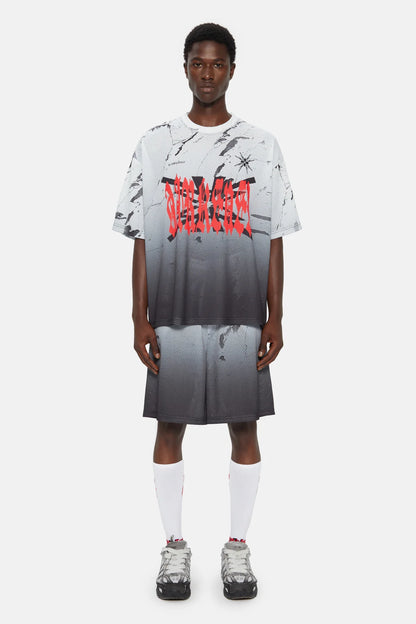 44Label Hard Music Mesh Shorts Gradient