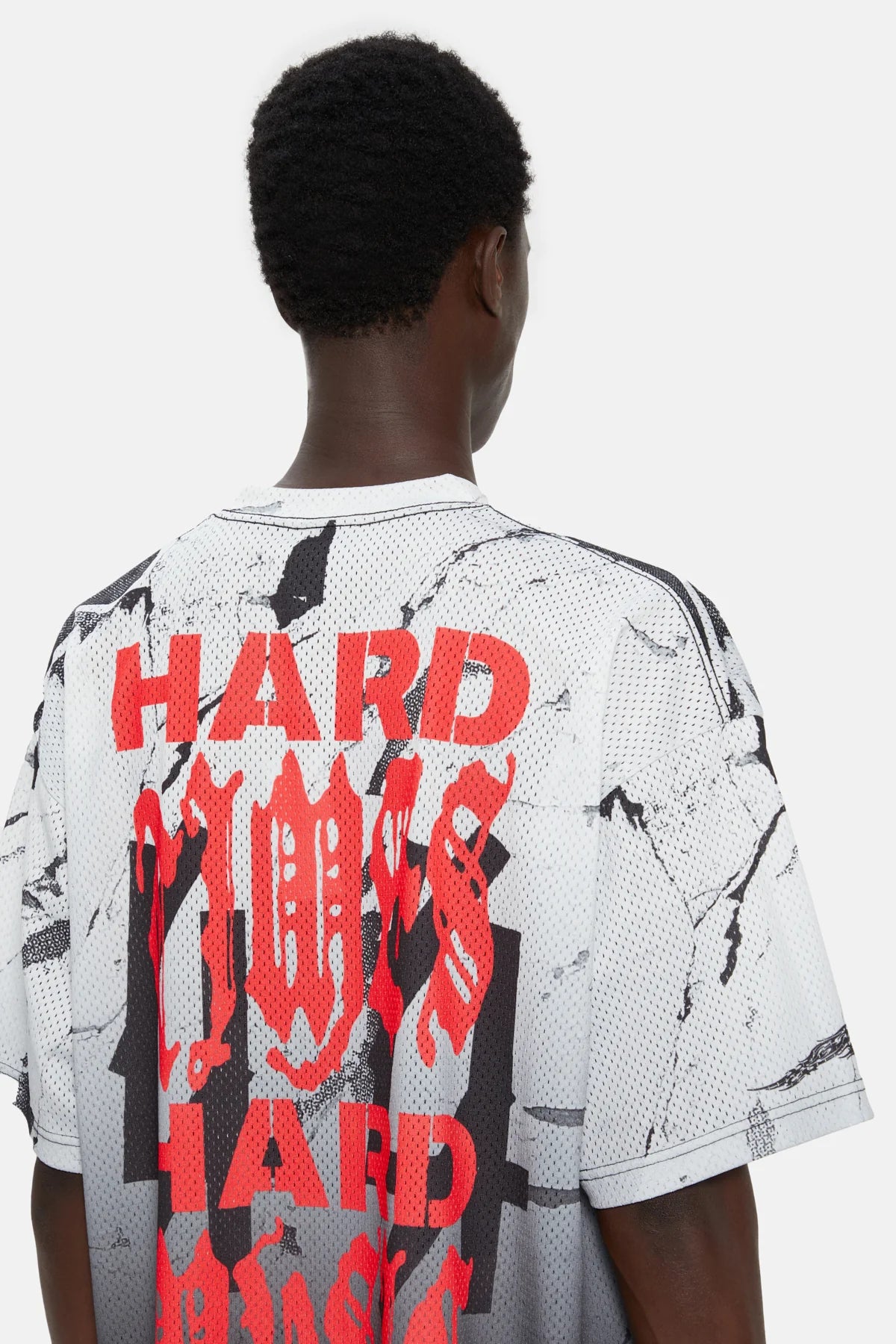 44Label Red Hard Music Soccer Tee Gradient