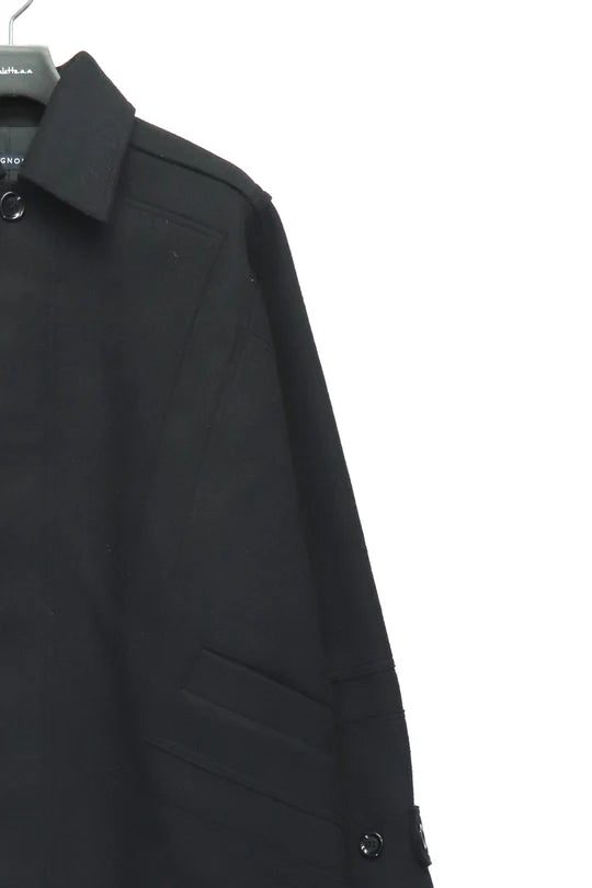 Cognomen Sportsman Wool Coat Navy