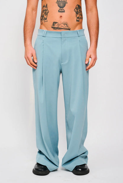 Bonsai Super Loose Fit Pant Blue