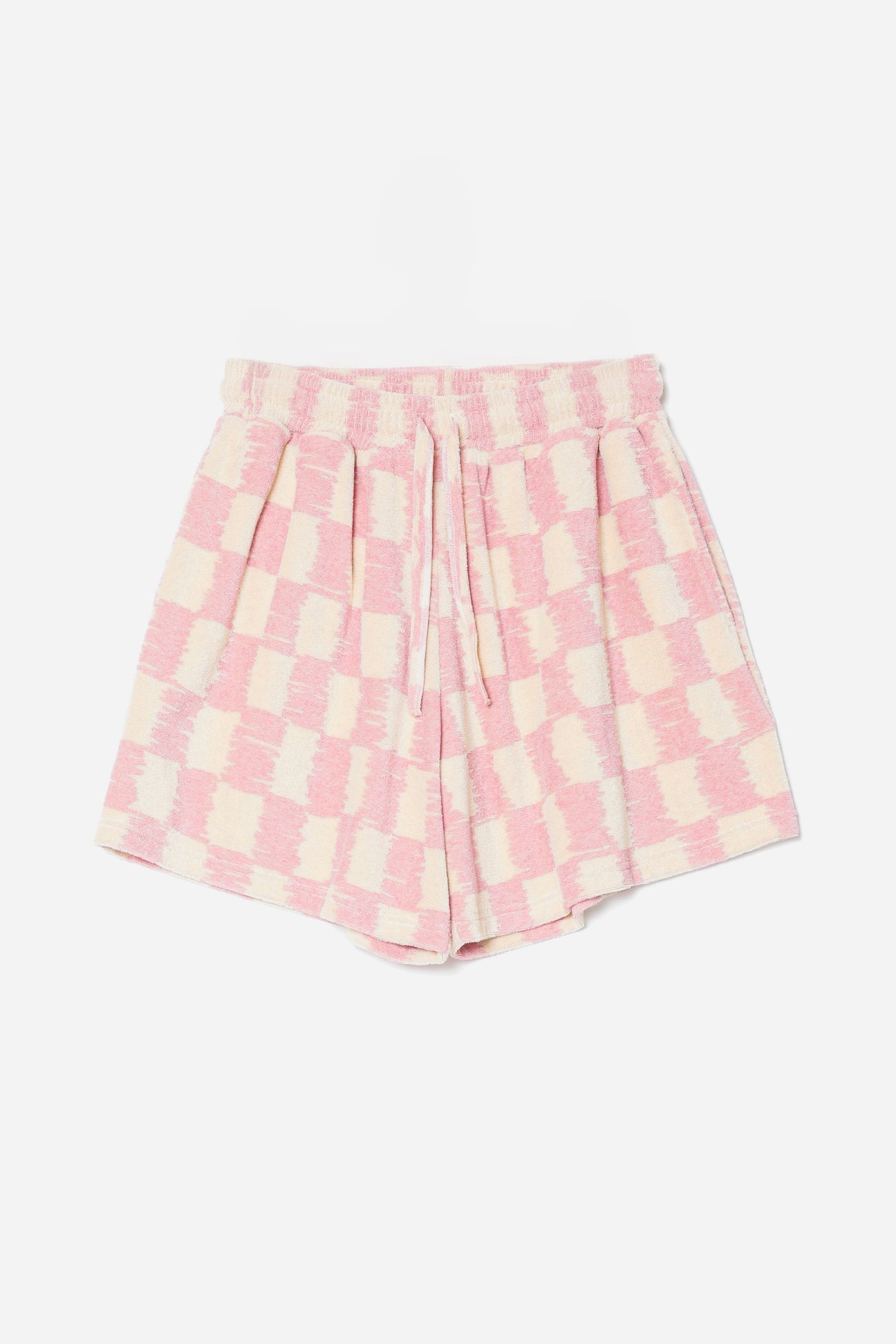 Bonsai Terry Cloth Short Pant Beige & Pink