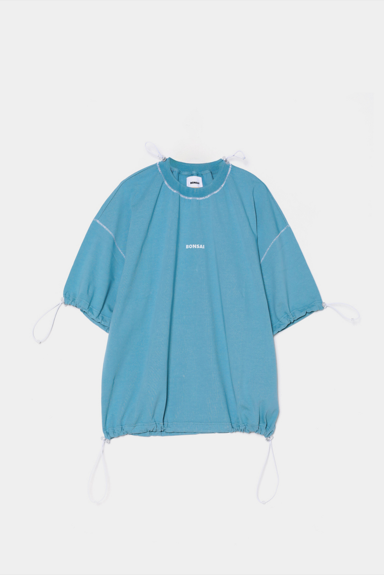 Bonsai Logo Coulisse Tee Oversize Fit Blue
