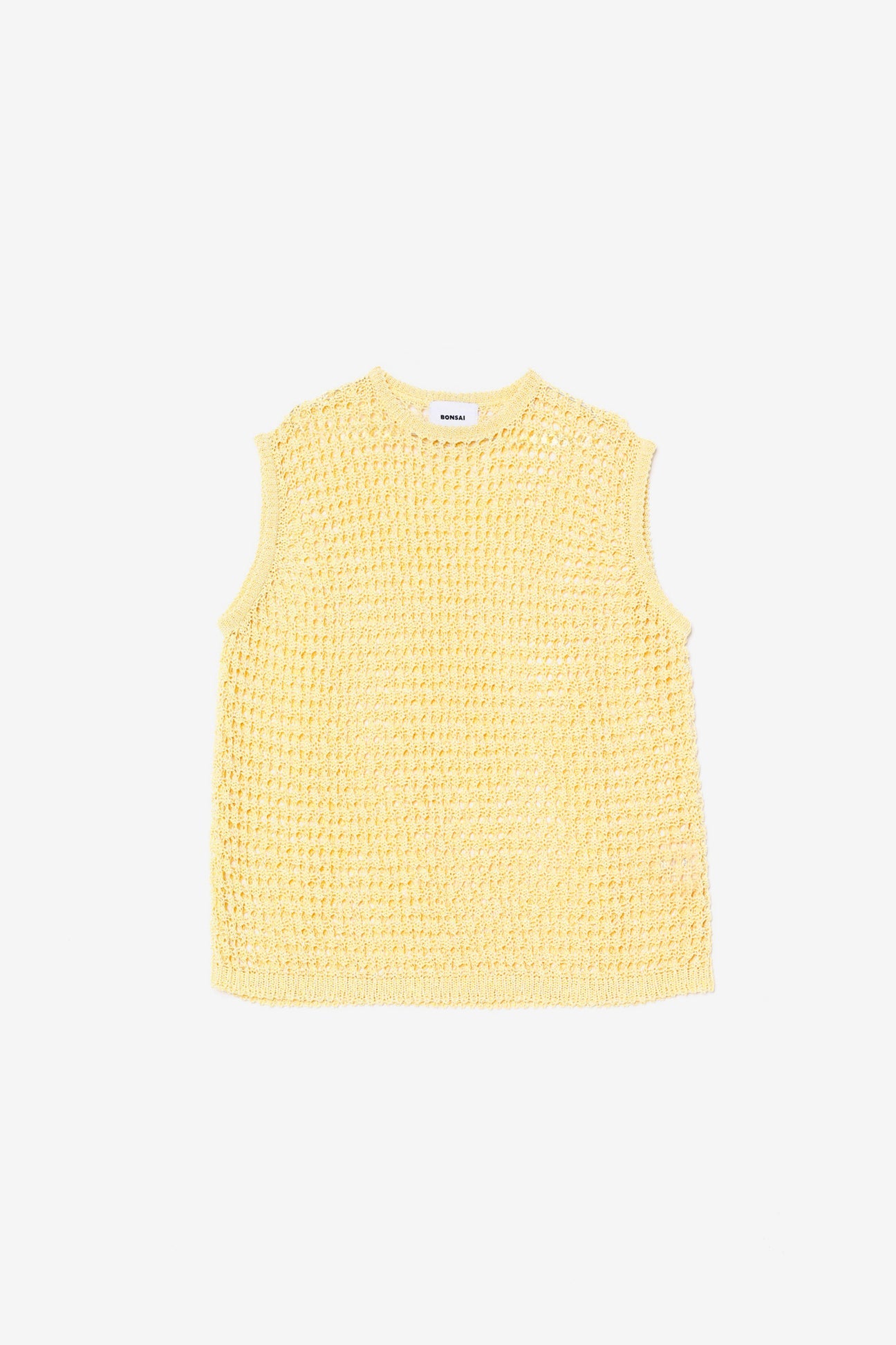 Bonsai Knit Top Oversize Fit Yellow
