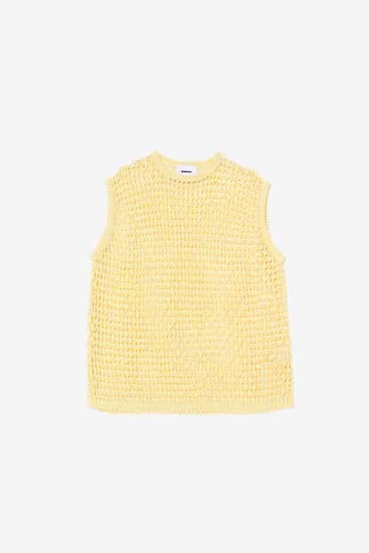 Bonsai Knit Top Oversize Fit Yellow