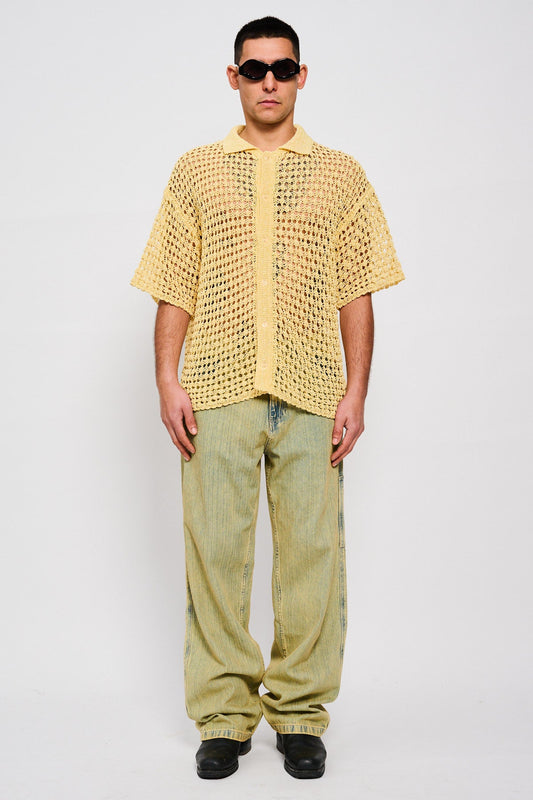 Bonsai Jeans Pant Loose Fit Green