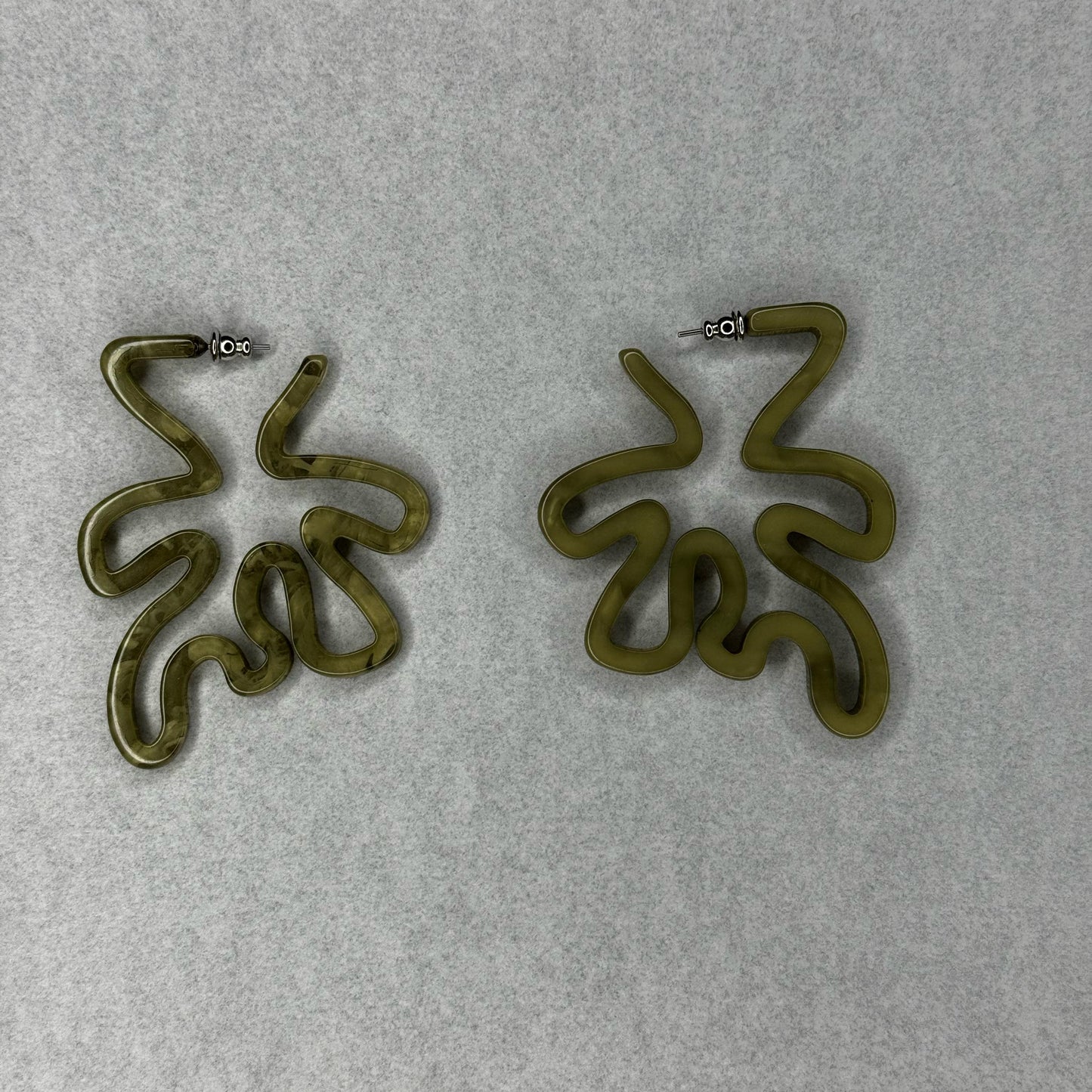 Bonsai Alberello Earrings Green