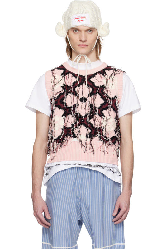 Charles Jeffrey LOVERBOY Guddle Vest Pink