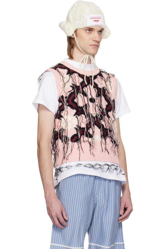 Charles Jeffrey LOVERBOY Guddle Vest Pink