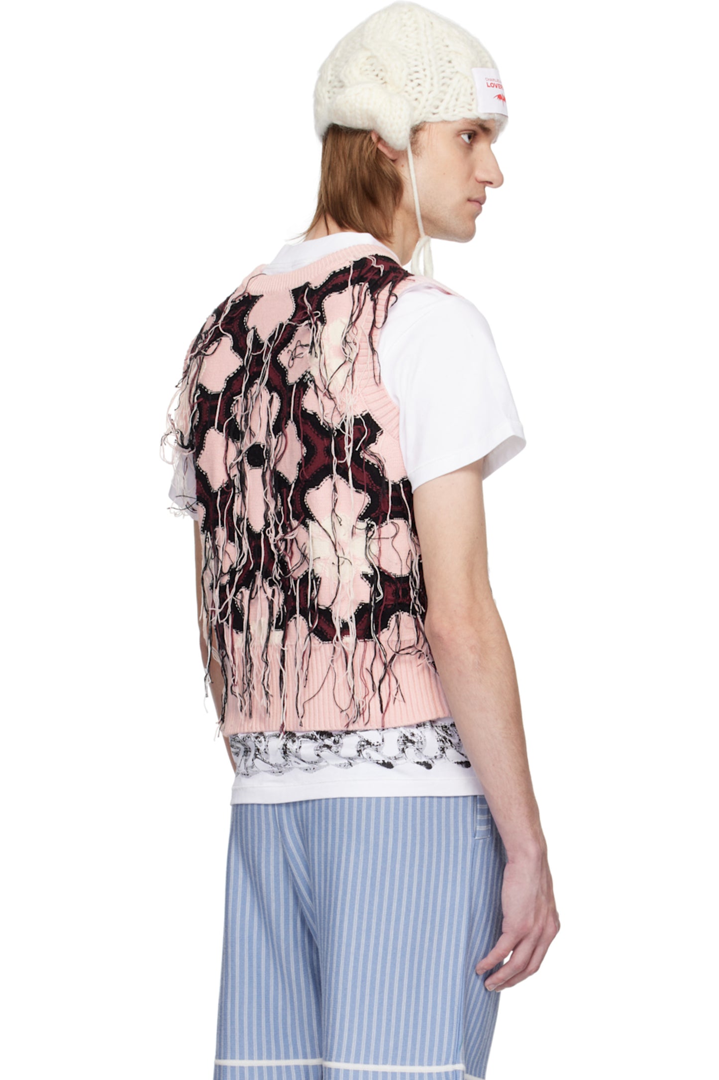 Charles Jeffrey LOVERBOY Guddle Vest Pink