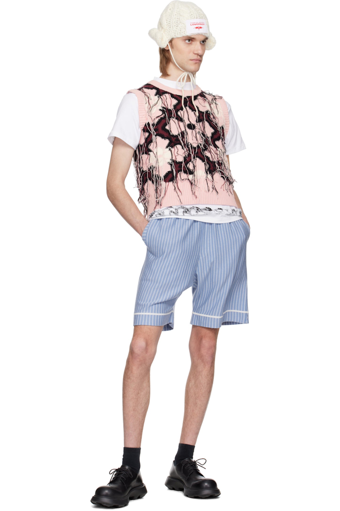 Charles Jeffrey LOVERBOY Guddle Vest Pink