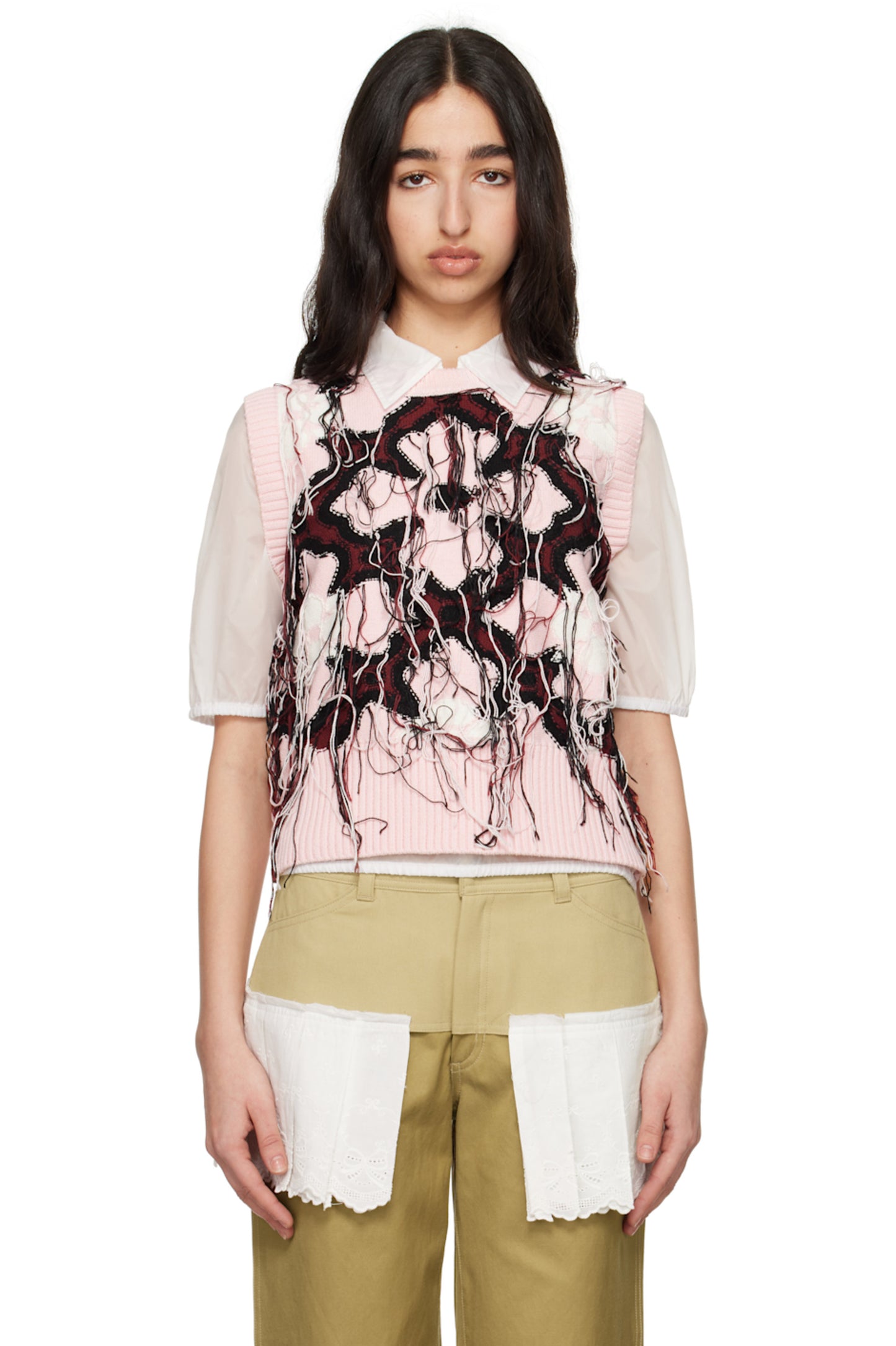 Charles Jeffrey LOVERBOY Guddle Vest Pink
