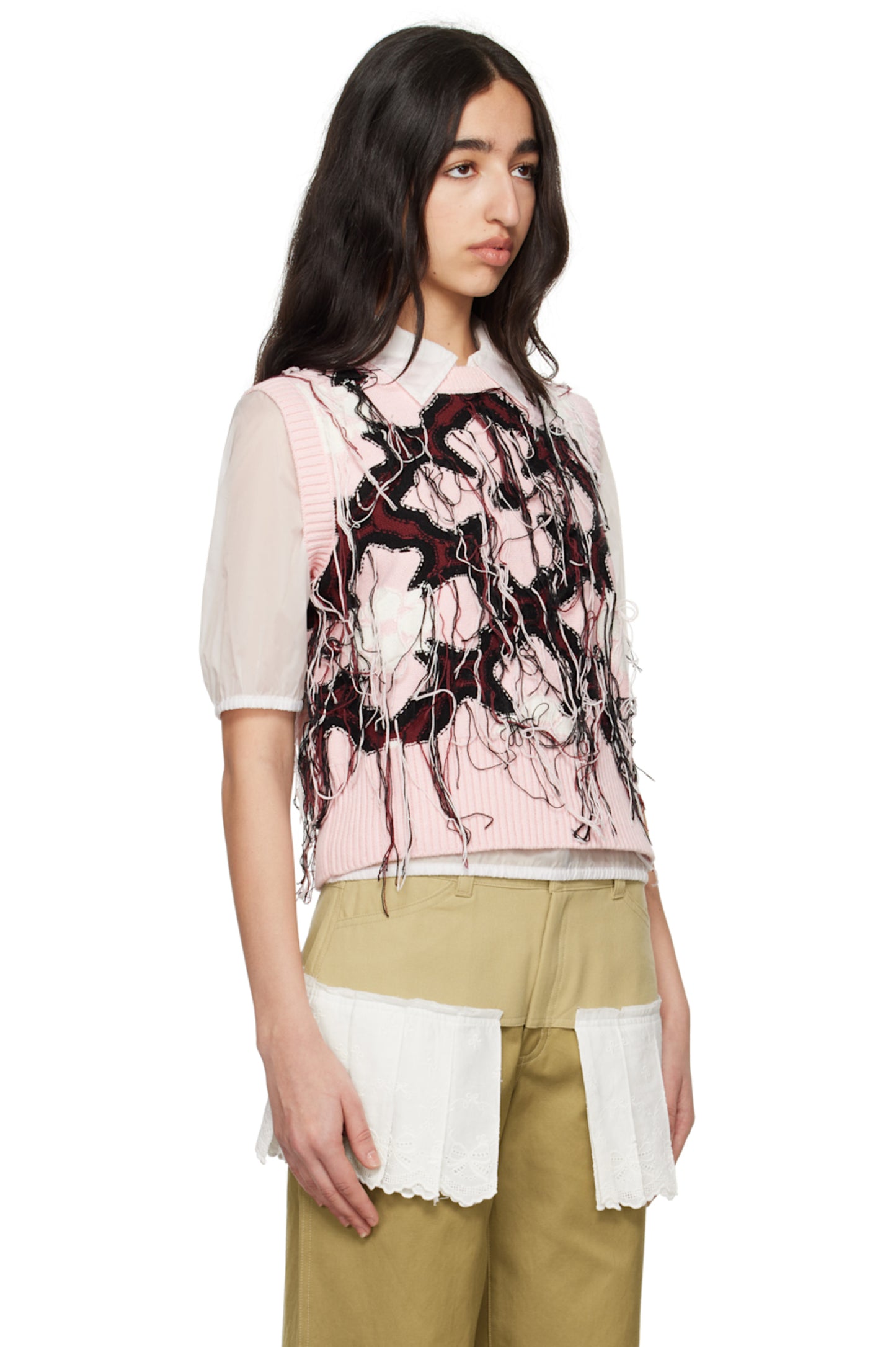 Charles Jeffrey LOVERBOY Guddle Vest Pink