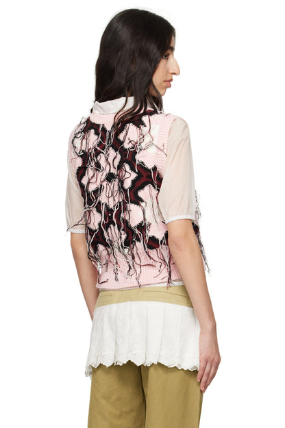Charles Jeffrey LOVERBOY Guddle Vest Pink