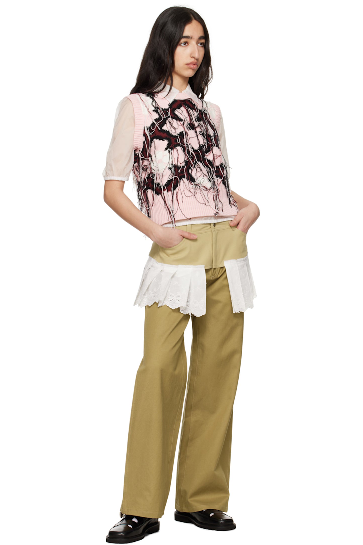 Charles Jeffrey LOVERBOY Guddle Vest Pink