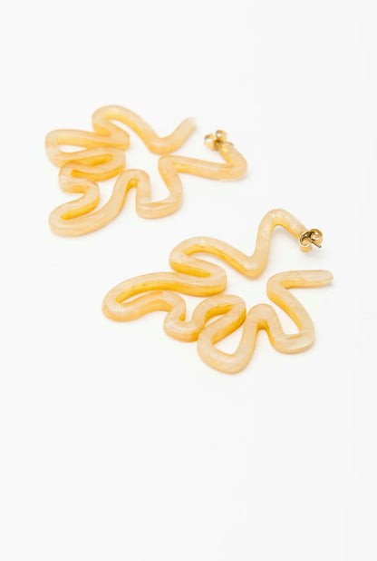 Bonsai Alberello Earrings Yellow