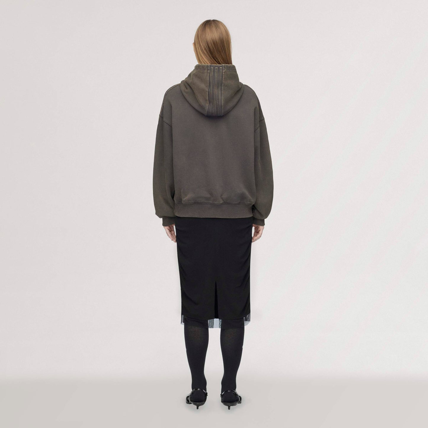 adidas Originals By Avavav Embossed Hoodie Carbon