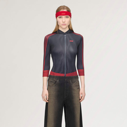 adidas Originals by Avavav Printed Baselayer Black and Red