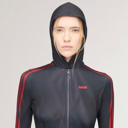 adidas Originals by Avavav Printed Baselayer Black and Red
