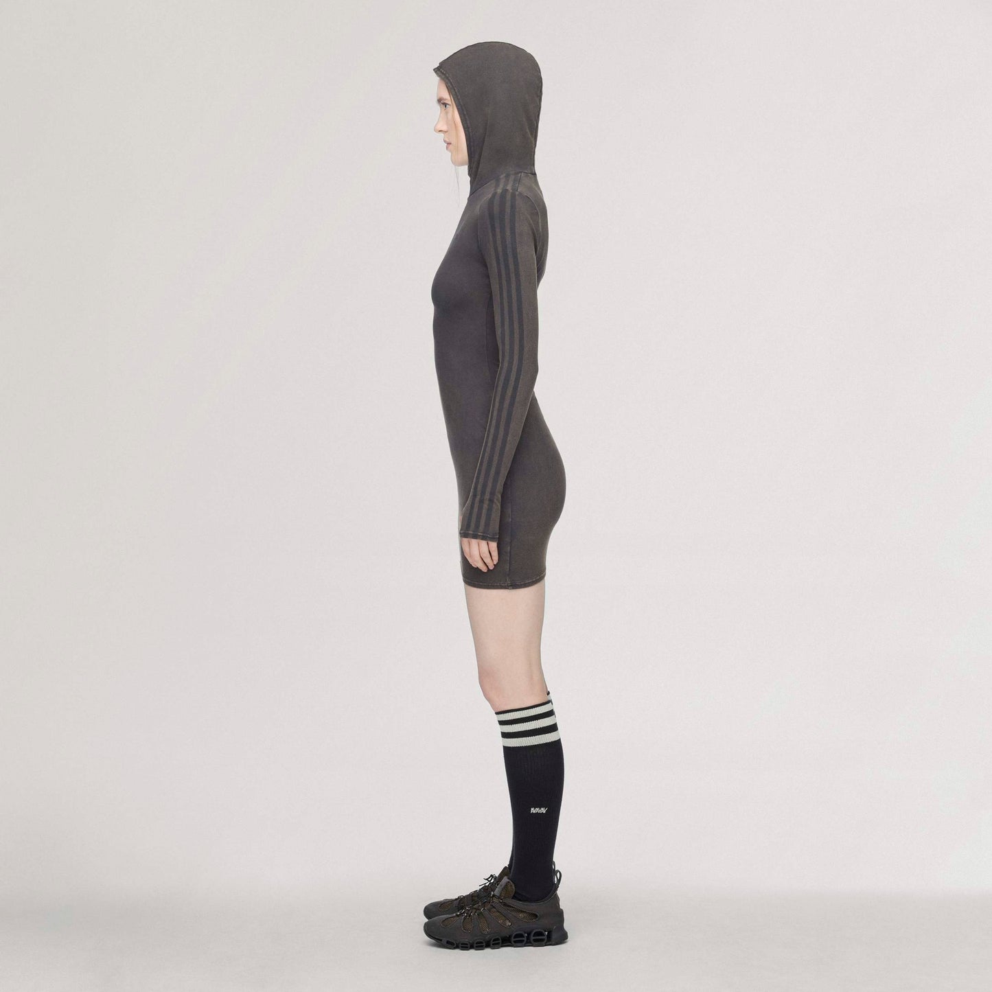adidas Originals by AVAVAV Hooded Dress Carbon