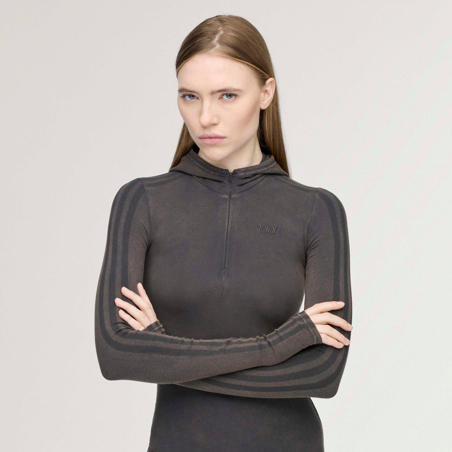 adidas Originals by AVAVAV Hooded Dress Carbon