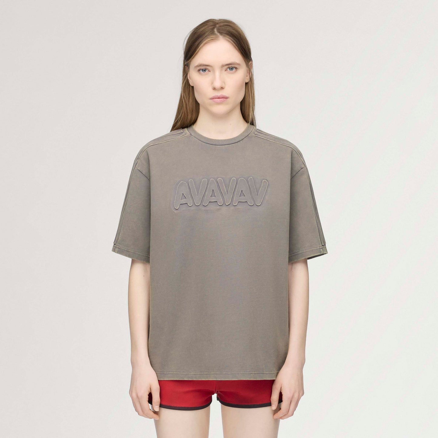 adidas Originals by AVAVAV Embossed T-Shirt Grey
