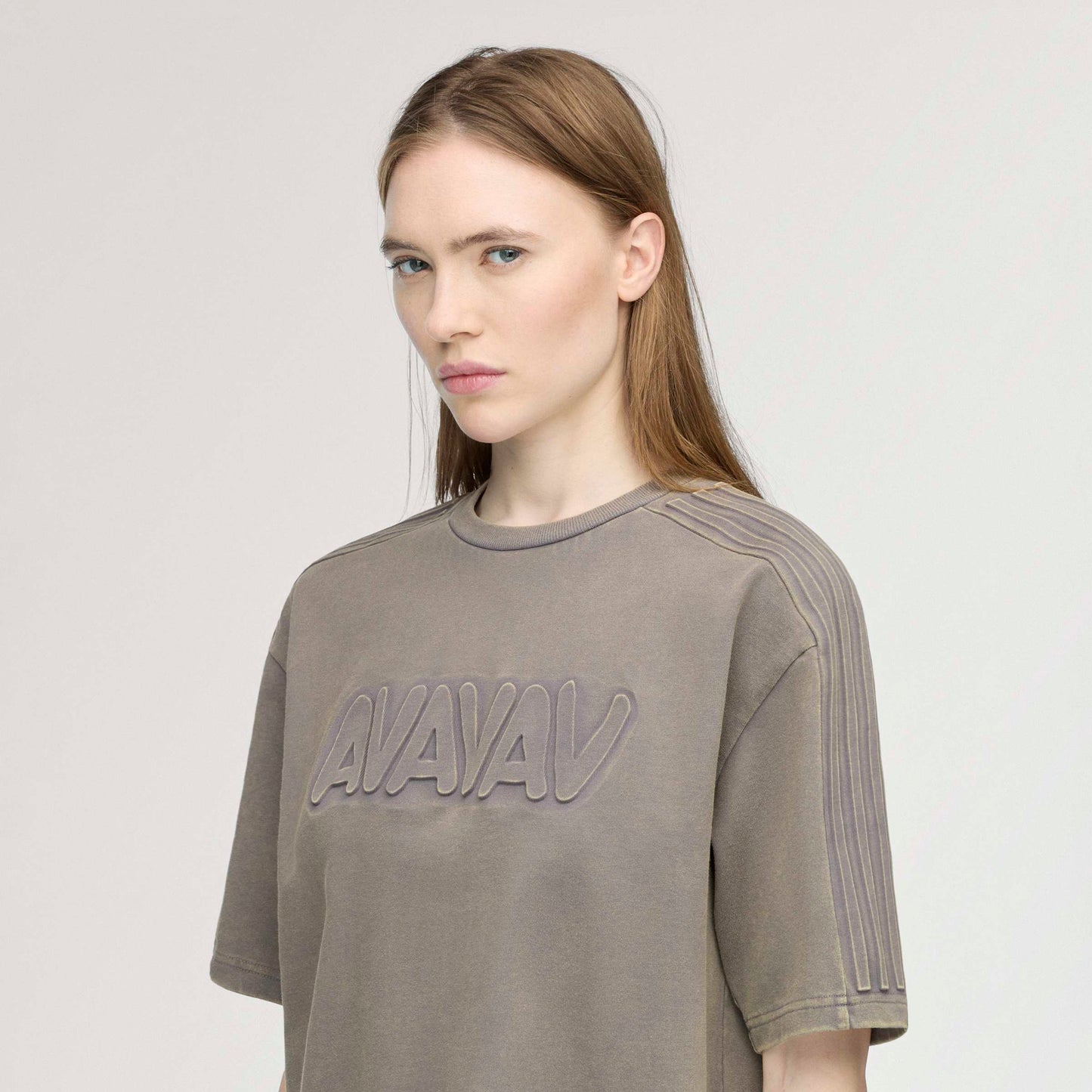 adidas Originals by AVAVAV Embossed T-Shirt Grey