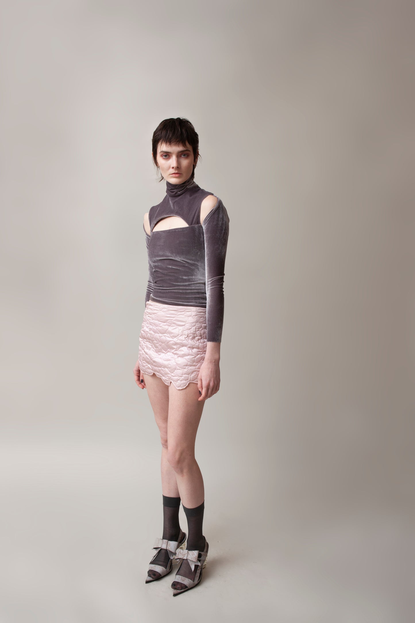 Florentina Leitner Tresor Long Sleeves Top Silver