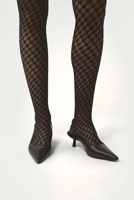 AVAVAV Monogram Tights Black
