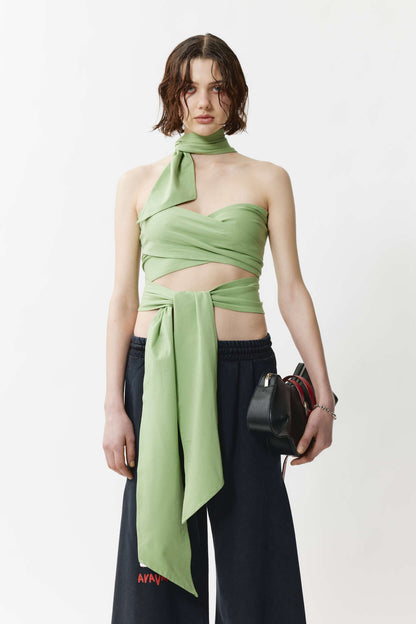 AVAVAV Tired Tube Green Top