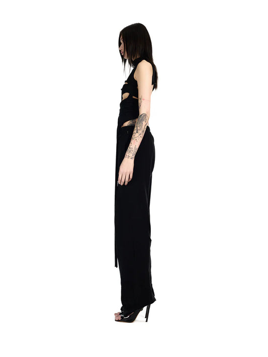 Ottolinger Cut Out Knit Top Black