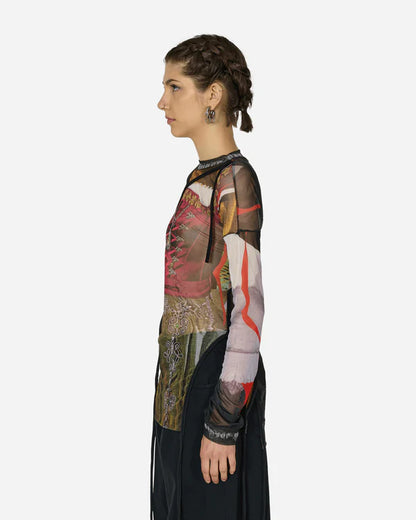Ottolinger Mesh Deconstructed Longsleeve Print