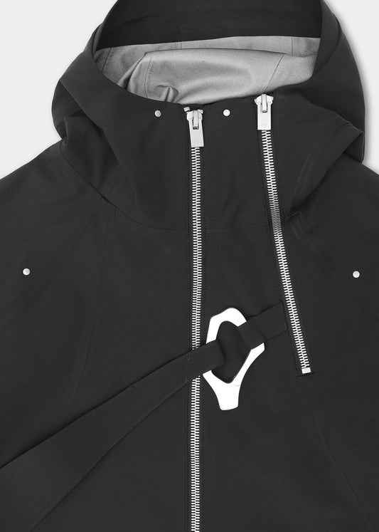 Heliot Emil Moire Technical Jacket Black