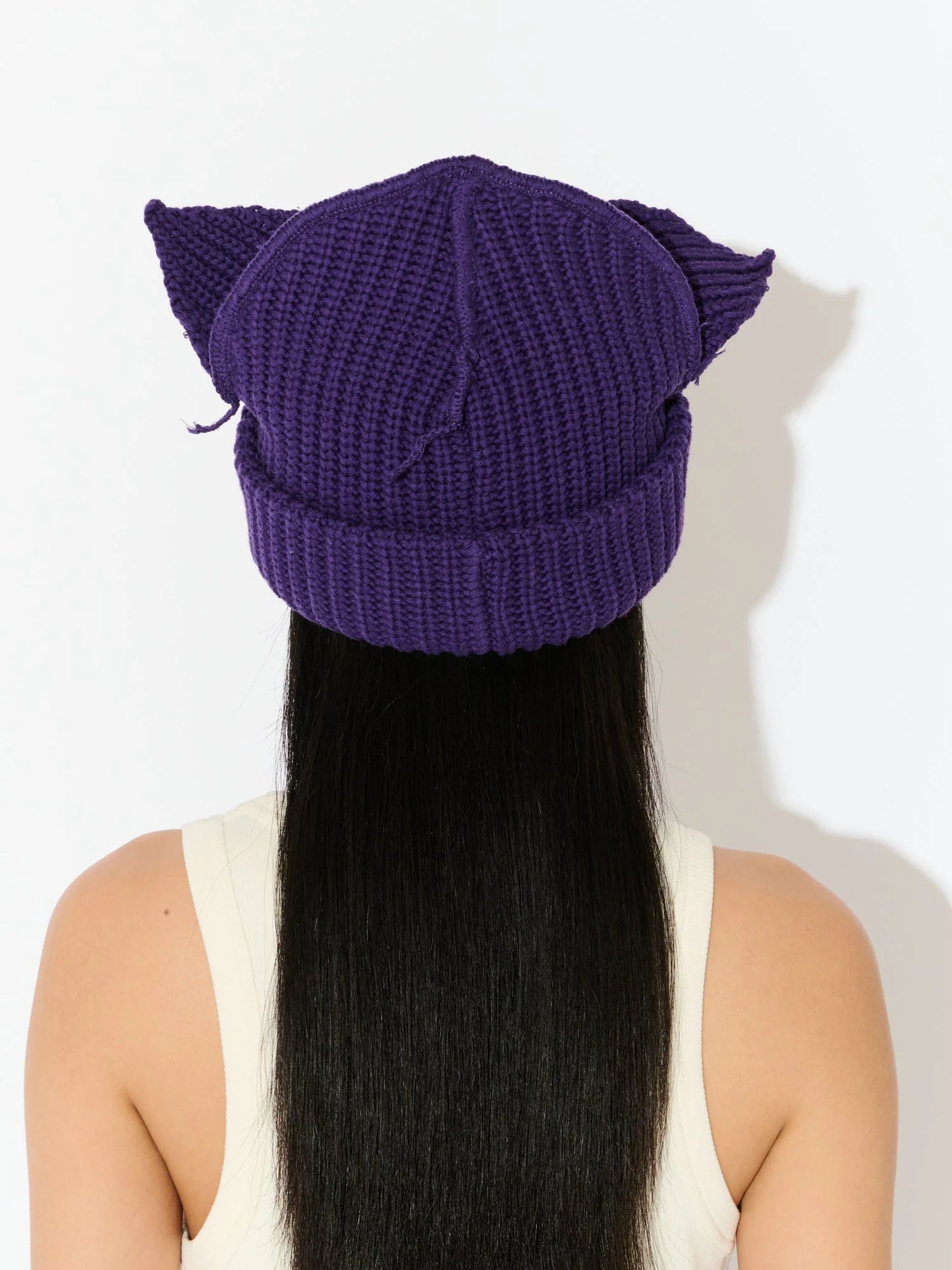 Charles Jeffrey LOVERBOY Chunky Ears Beanie Purple