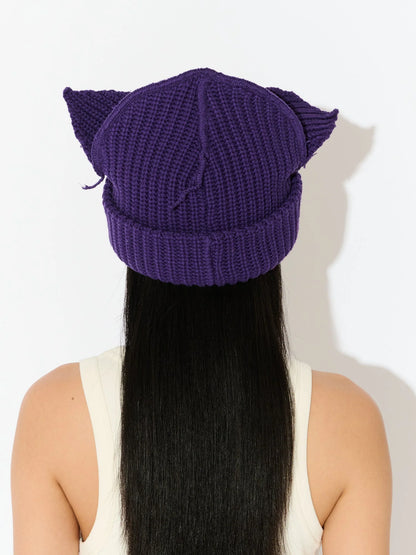 Charles Jeffrey LOVERBOY Chunky Ears Beanie Purple
