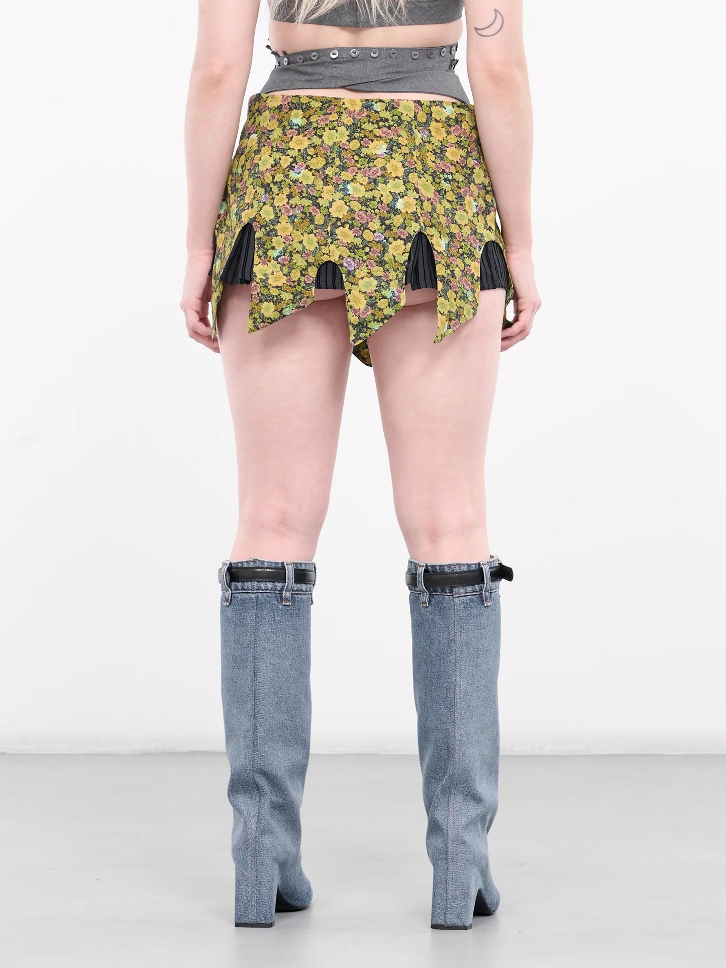 AVAVAV Panelly Pesto Mini Skirt