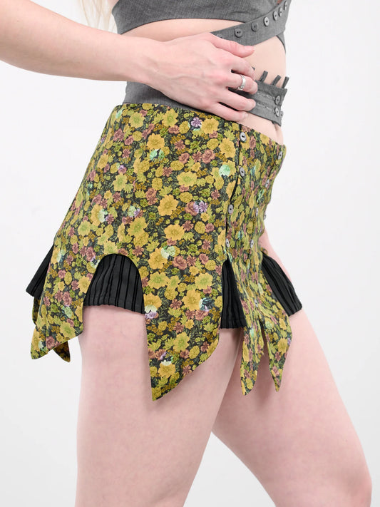 AVAVAV Panelly Pesto Mini Skirt