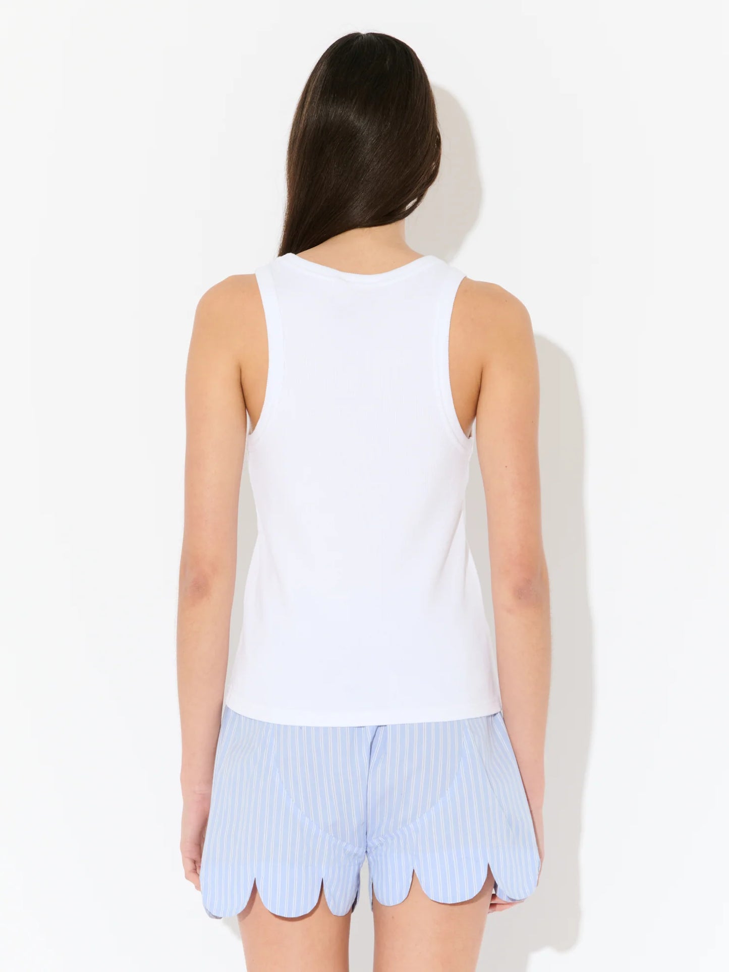 Charles Jeffrey LOVERBOY Logo Tank Top White