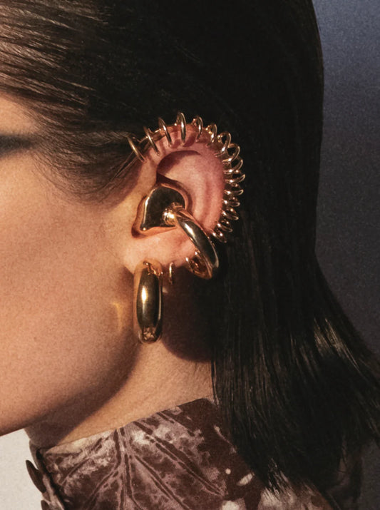Angostura Hoops Earcuff Silver