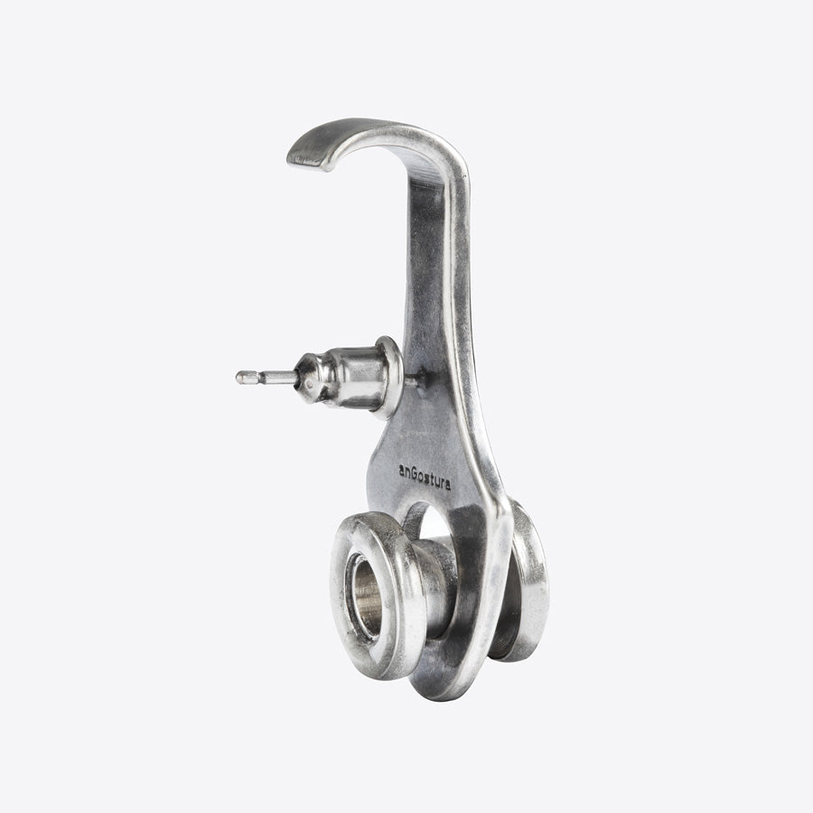 Angostura Expander Earring Silver