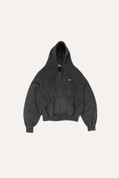 AVAVAV Shoulderless Hoodie Grey