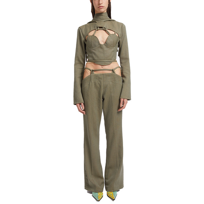 Giorgiandreazza Military Suit Pant Green