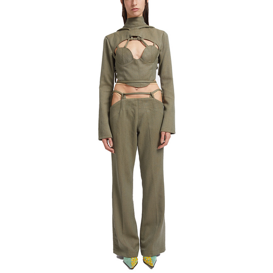 Giorgiandreazza Military Suit Pant Green