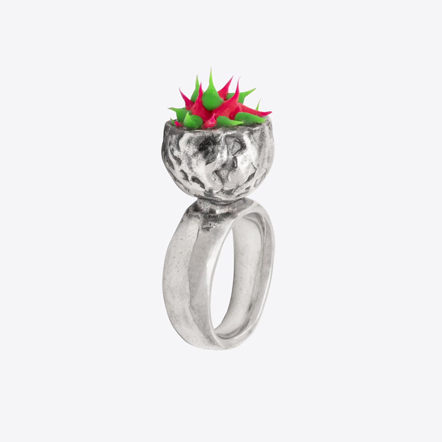 Angostura Spyke Ring Silver
